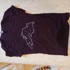 Women's fitted lake superior Tshirt